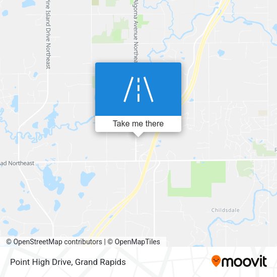 Mapa de Point High Drive