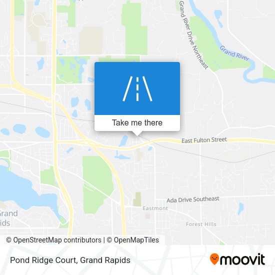 Mapa de Pond Ridge Court