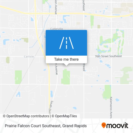 Mapa de Prairie Falcon Court Southeast