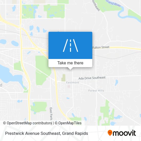 Mapa de Prestwick Avenue Southeast