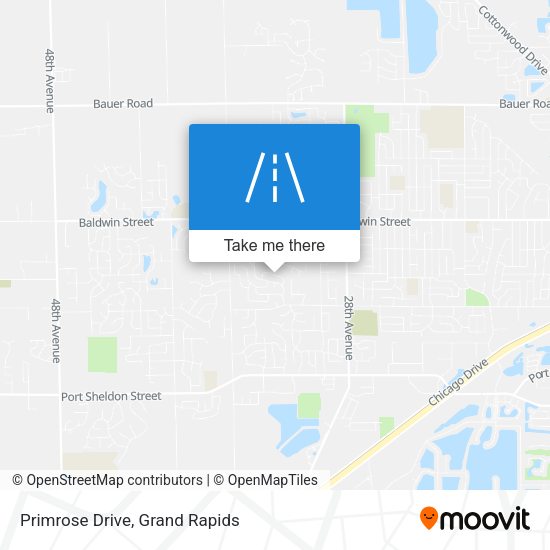 Mapa de Primrose Drive