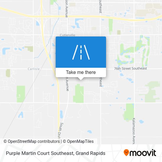 Mapa de Purple Martin Court Southeast