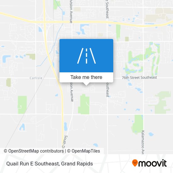 Quail Run E Southeast map