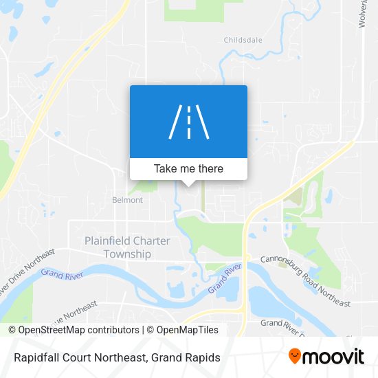 Rapidfall Court Northeast map