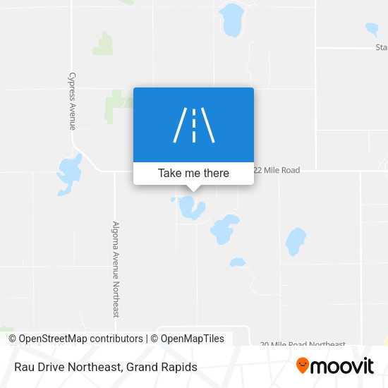Mapa de Rau Drive Northeast