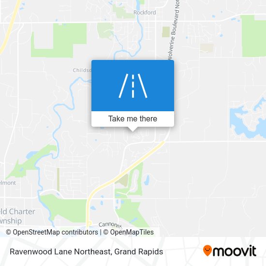 Mapa de Ravenwood Lane Northeast