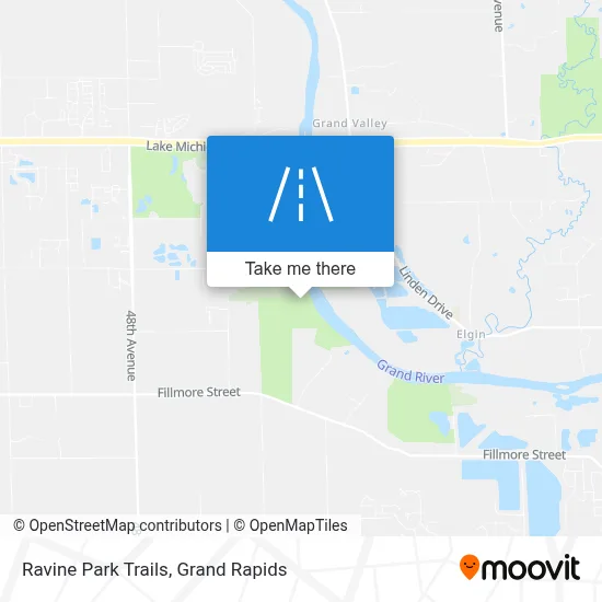 Ravine Park Trails map