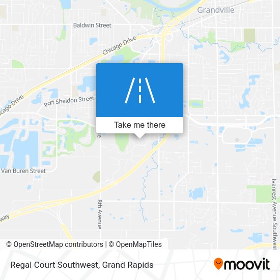 Regal Court Southwest map