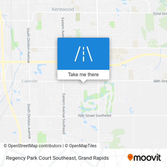 Regency Park Court Southeast map