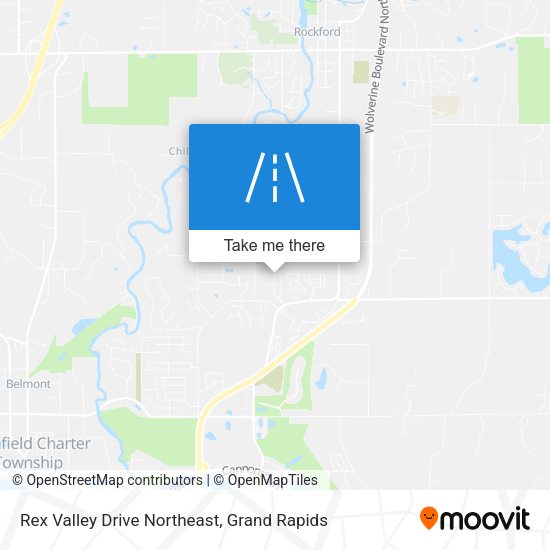 Rex Valley Drive Northeast map