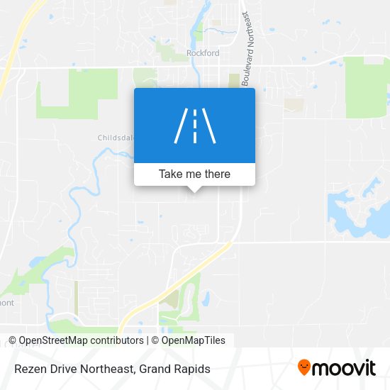 Rezen Drive Northeast map