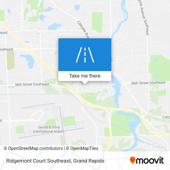 Ridgemont Court Southeast map