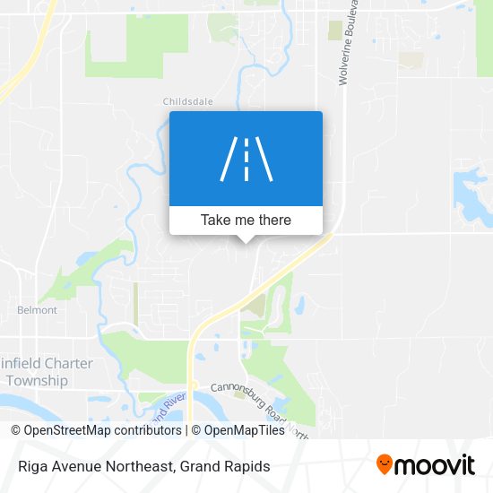 Mapa de Riga Avenue Northeast