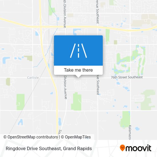 Ringdove Drive Southeast map