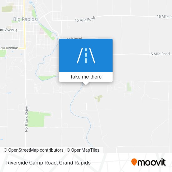 Mapa de Riverside Camp Road