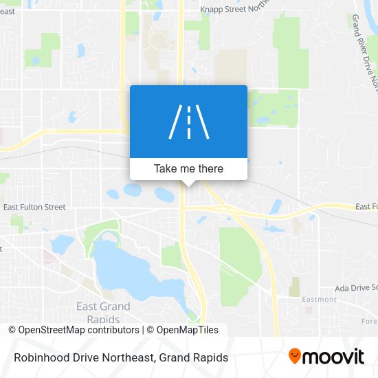 Mapa de Robinhood Drive Northeast