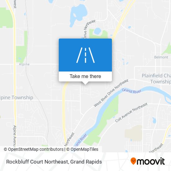 Rockbluff Court Northeast map