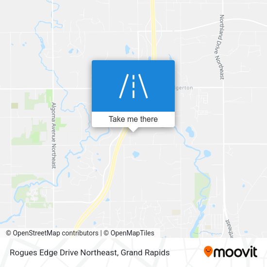 Mapa de Rogues Edge Drive Northeast