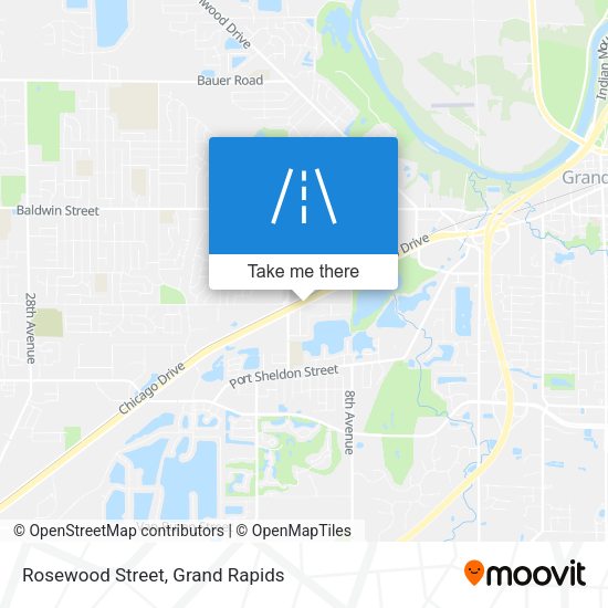 Rosewood Street map