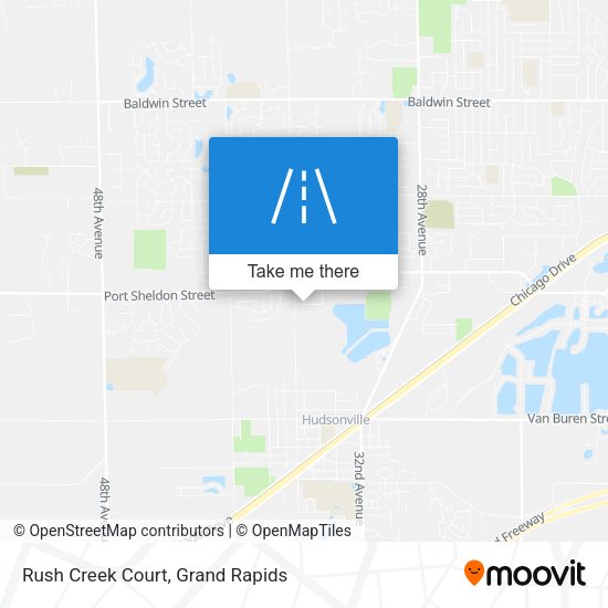 Rush Creek Court map