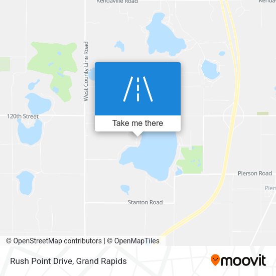 Mapa de Rush Point Drive