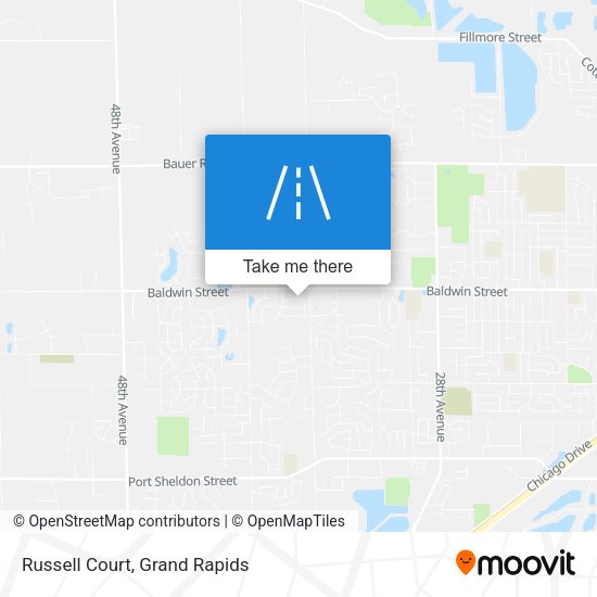 Russell Court map