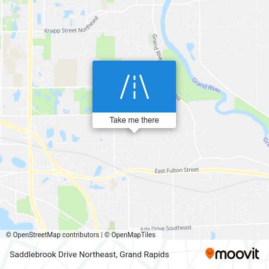 Mapa de Saddlebrook Drive Northeast