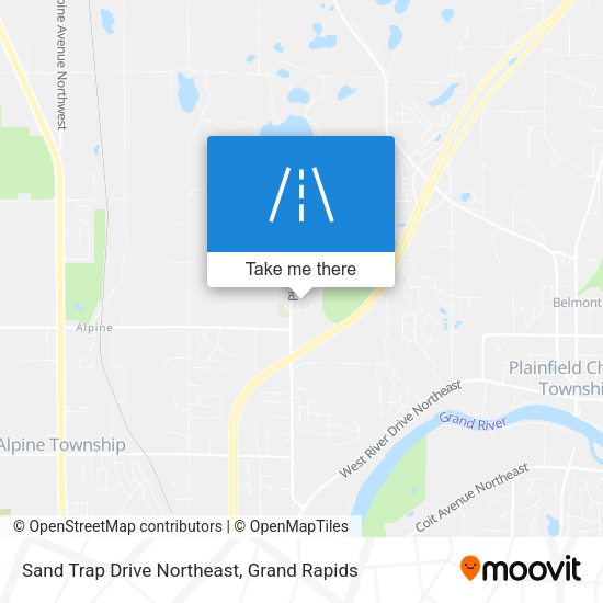 Mapa de Sand Trap Drive Northeast