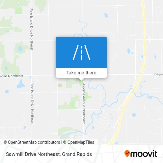 Mapa de Sawmill Drive Northeast