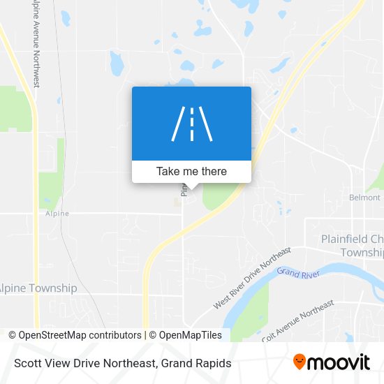 Mapa de Scott View Drive Northeast