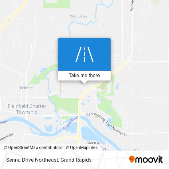 Senna Drive Northeast map