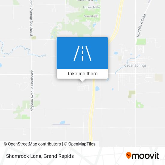 Shamrock Lane map