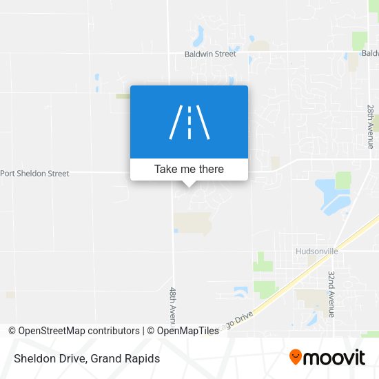 Sheldon Drive map