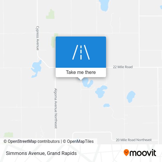 Simmons Avenue map