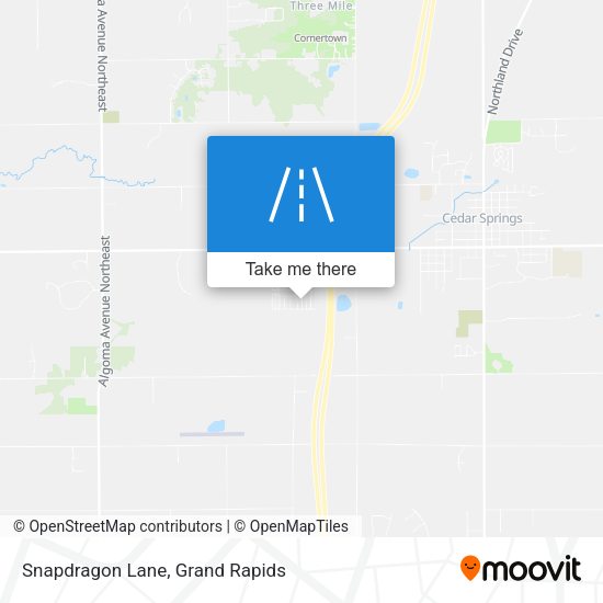 Snapdragon Lane map