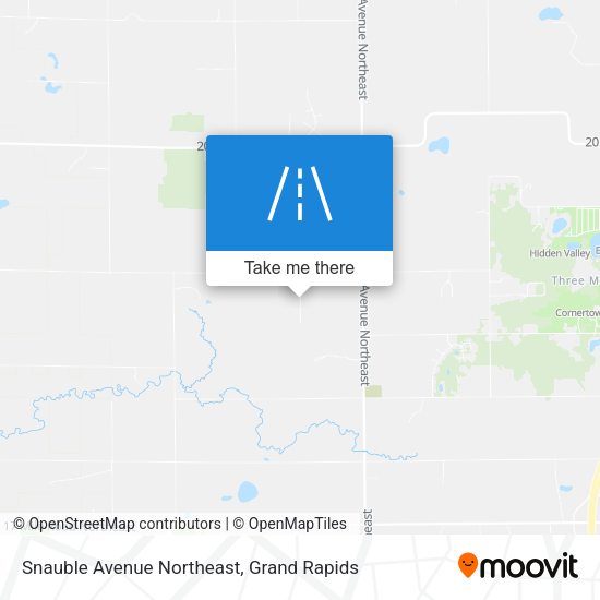 Mapa de Snauble Avenue Northeast