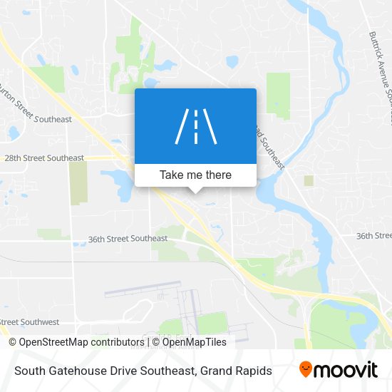 South Gatehouse Drive Southeast map