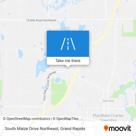 South Maize Drive Northeast map