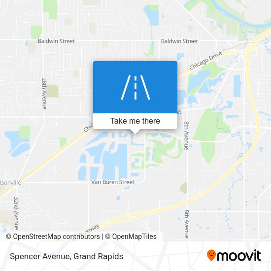 Mapa de Spencer Avenue
