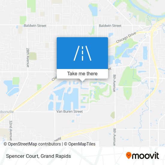 Mapa de Spencer Court
