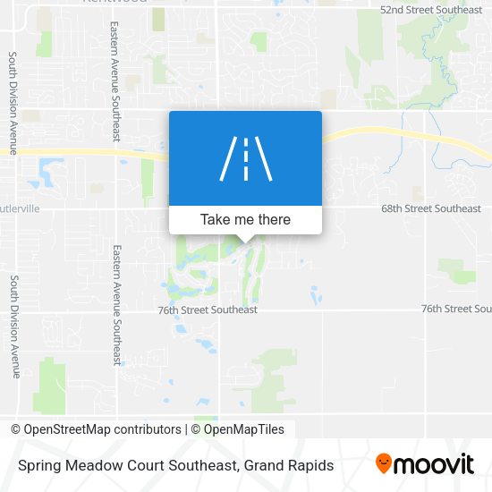 Mapa de Spring Meadow Court Southeast