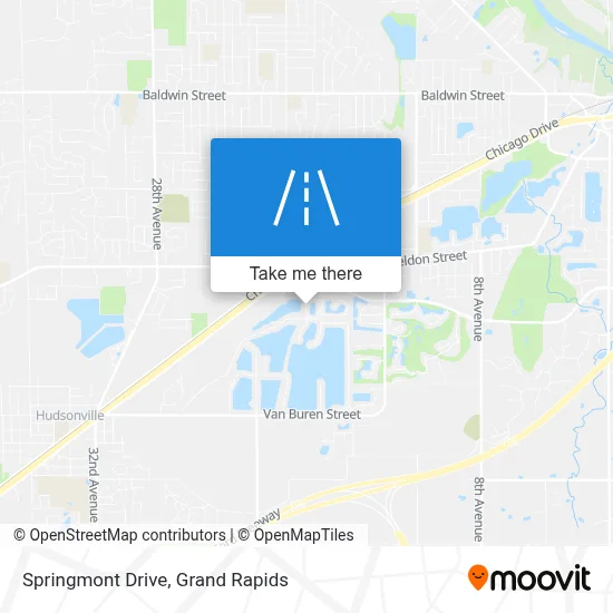 Springmont Drive map