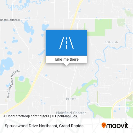 Mapa de Sprucewood Drive Northeast