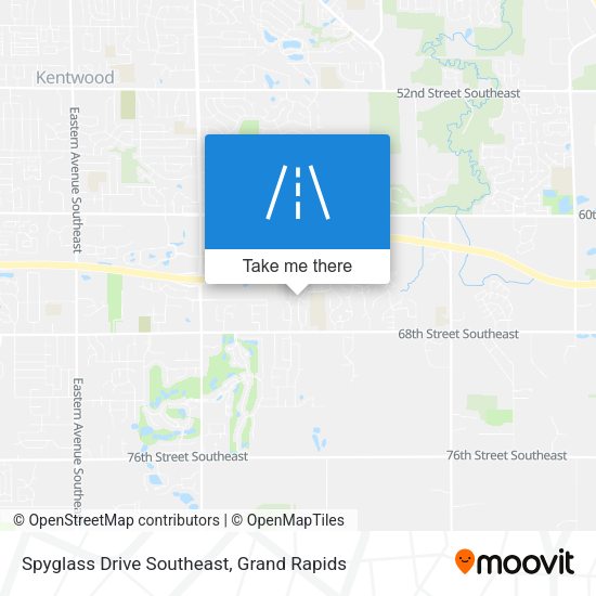 Mapa de Spyglass Drive Southeast