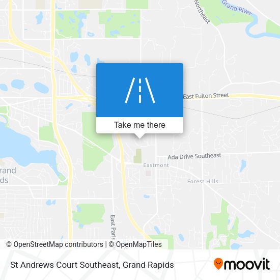 Mapa de St Andrews Court Southeast