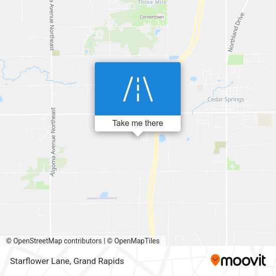 Mapa de Starflower Lane