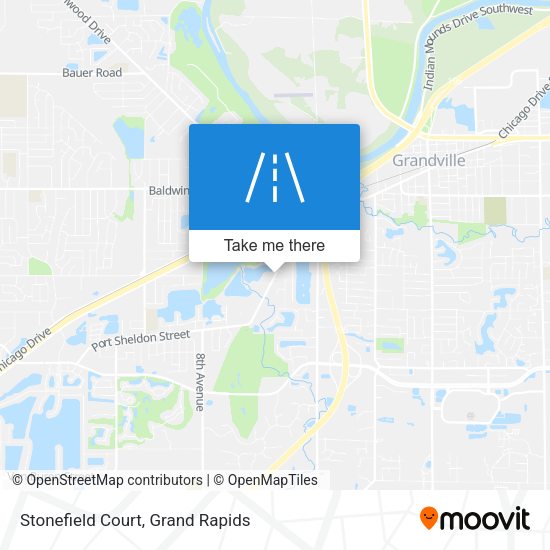Mapa de Stonefield Court