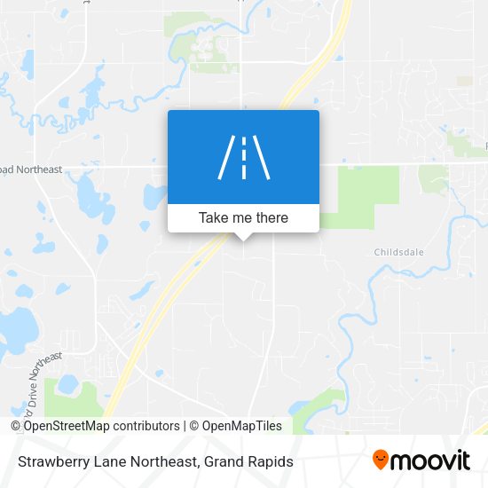 Mapa de Strawberry Lane Northeast