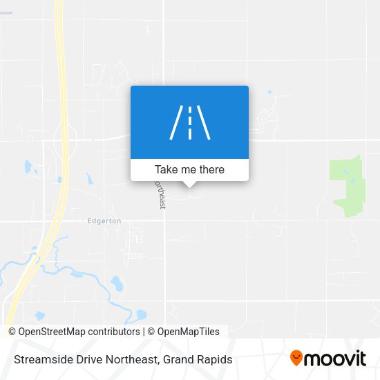 Mapa de Streamside Drive Northeast