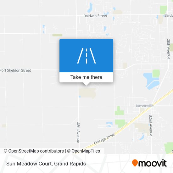 Sun Meadow Court map